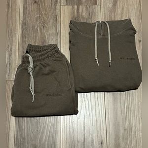 Boohoo - DSGN Studio overdyed marl oversized jogger and hoodie